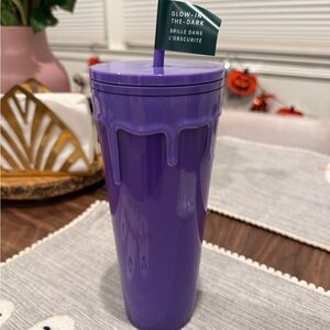 Glow-in-the-Dark Purple Tumbler